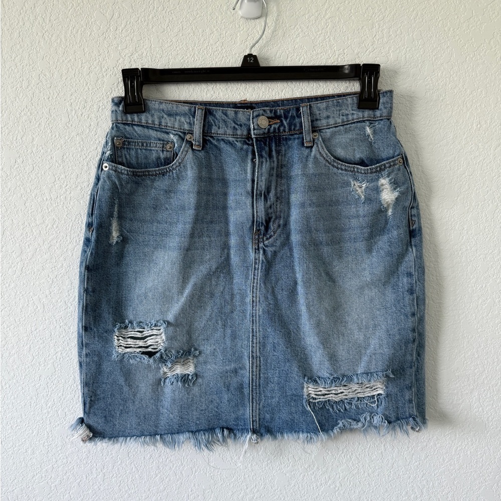 GAP Blue Mini Pencil Skirt Casual